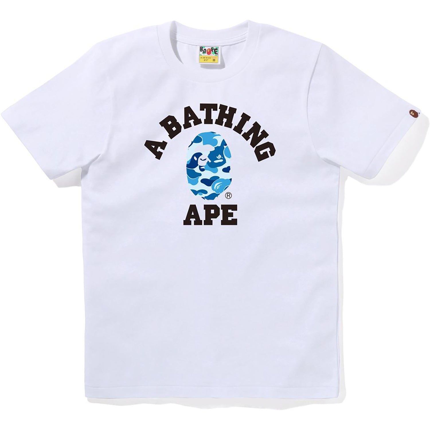 Оригінальна Abc Camo College Tee Ladies A bathing ape – боковий вид