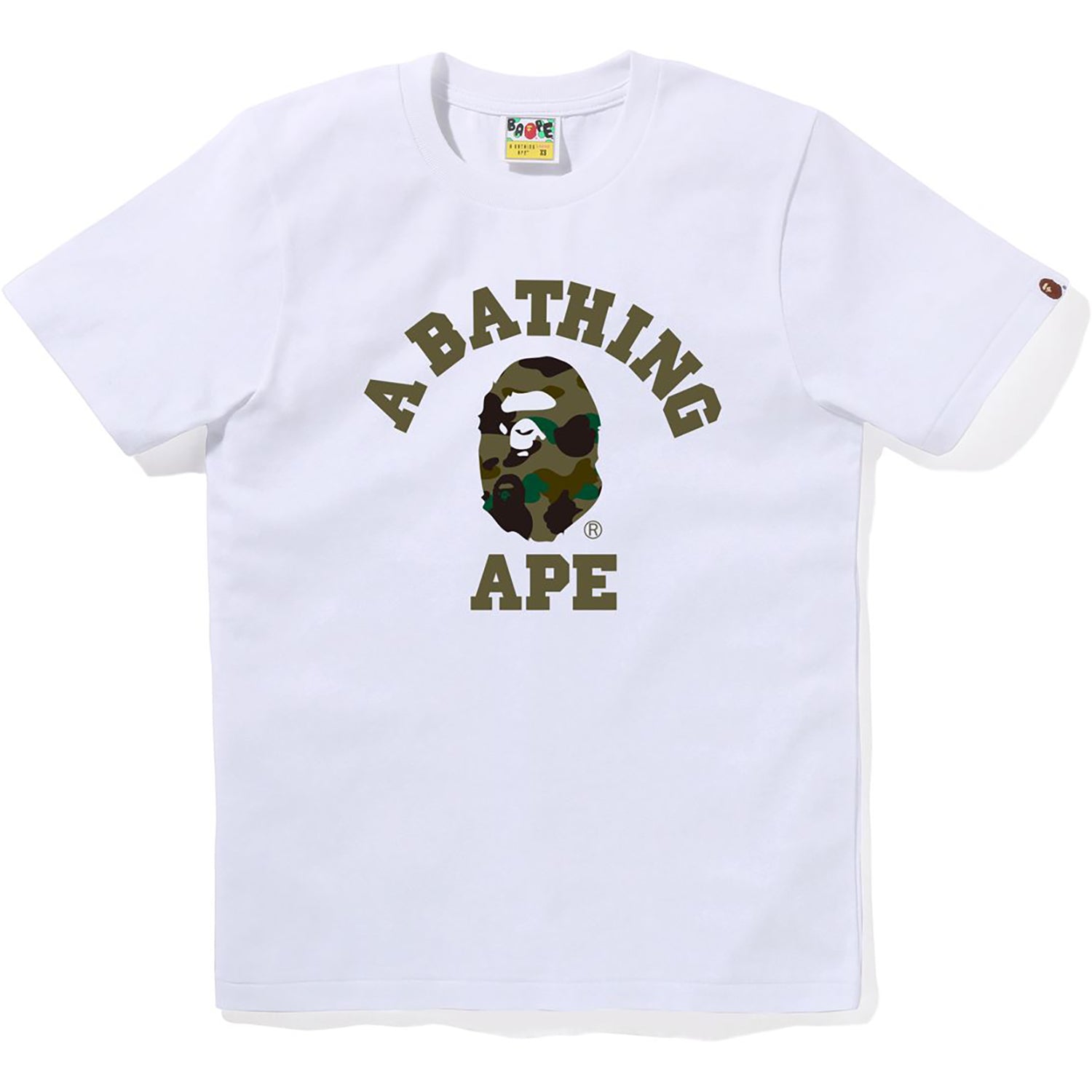 1st Camo College Tee Ladies A bathing ape – Гарантія оригінальності – вид ззаду