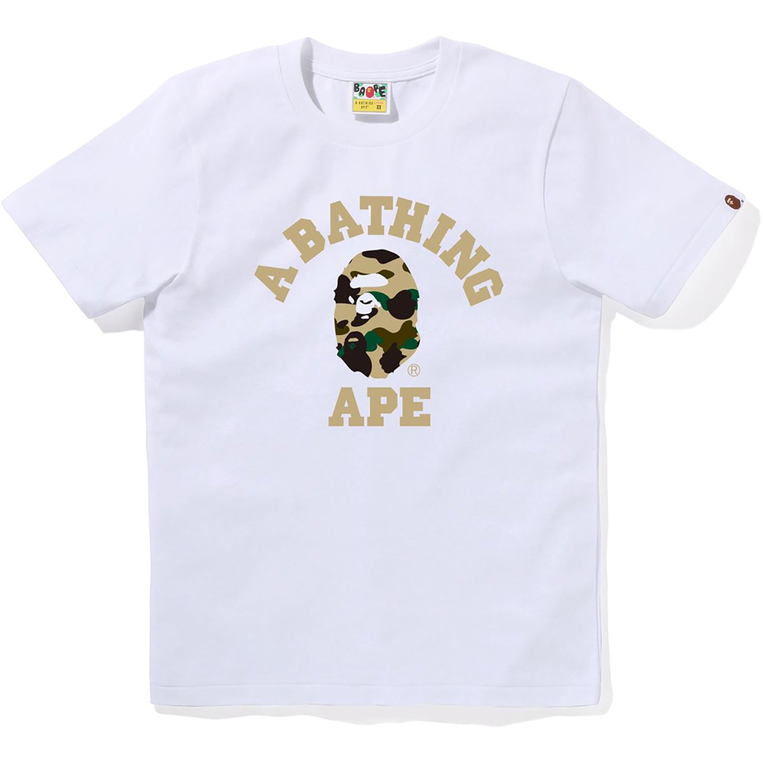 1st Camo College Tee Ladies A bathing ape – Гарантія оригінальності – боковий вид