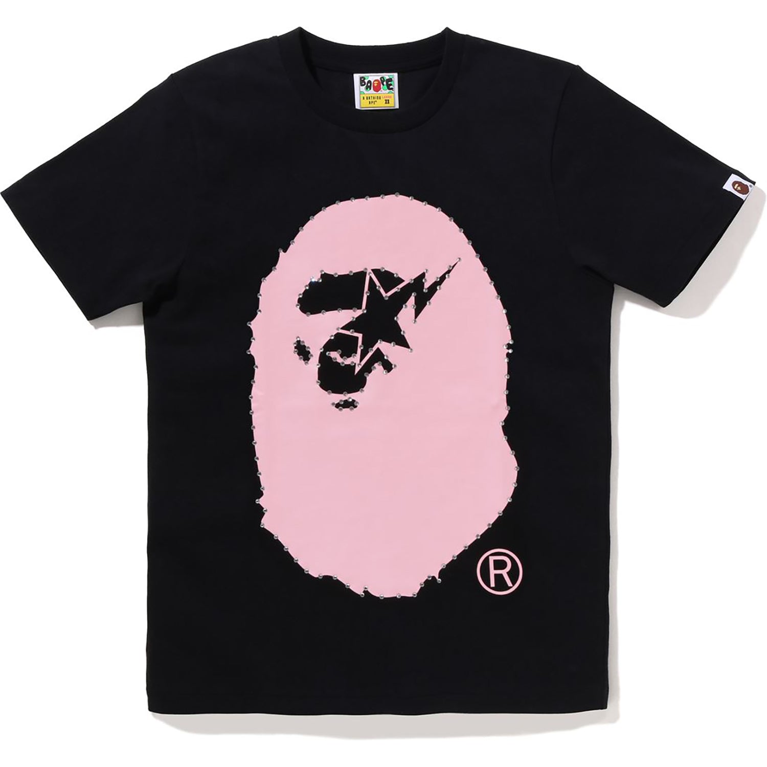 Crystal Stone Sta Eye Big Ape Head Tee Ladies A bathing ape оригінал – Купити в Україні – боковий вид