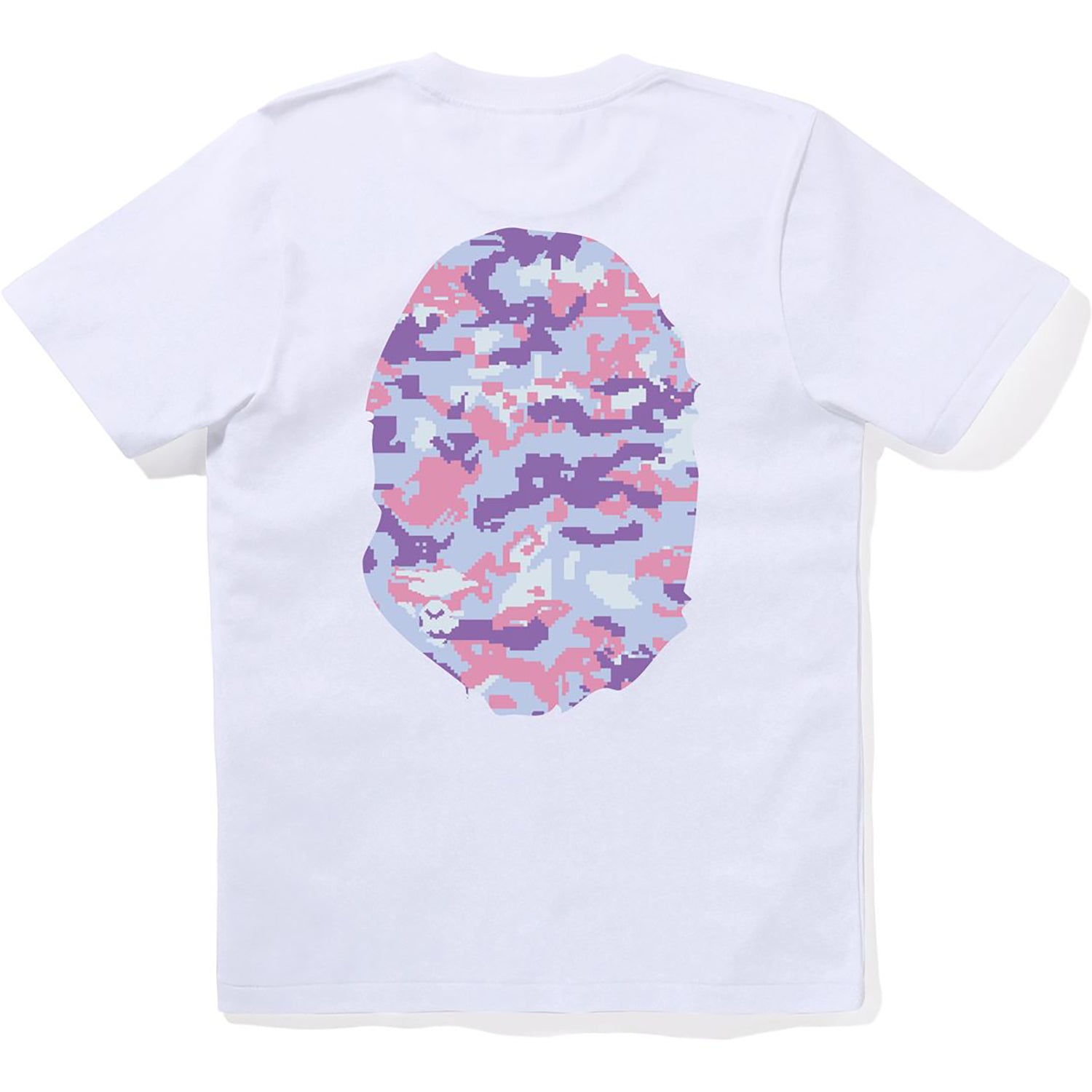 Multi Pixel Camo Big Ape Head Tee Ladies A bathing ape – Гарантія оригінальності – вид ззаду