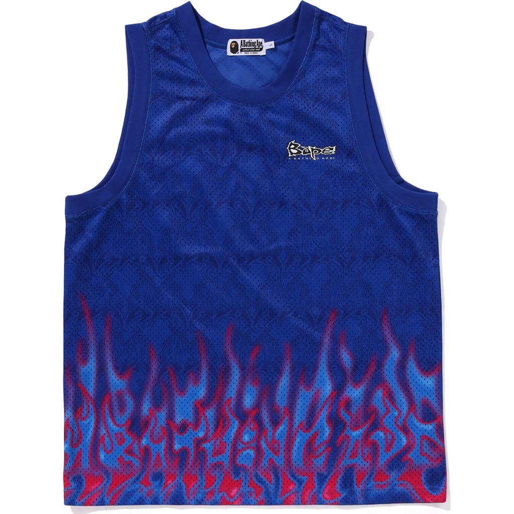 Flame Mesh Vest Mens A bathing ape оригінал – Купити в Україні – боковий вид
