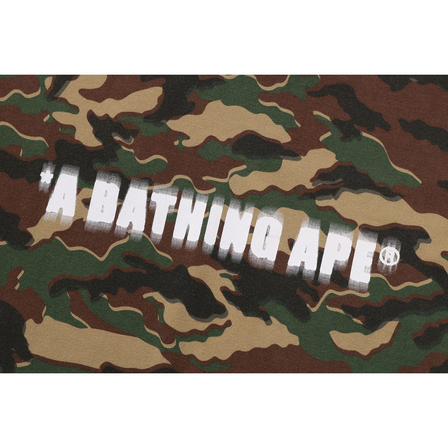 Glitch Woodland Camo Heavy Wash Bathing Ape Cropped Fit Tank Mens A bathing ape – Гарантія оригінальності – детальний вид