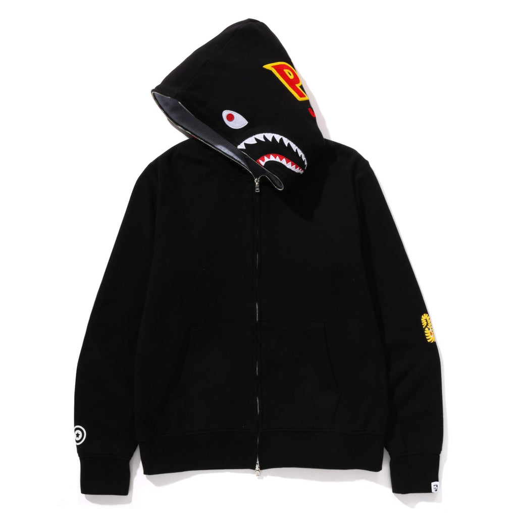 2nd Shark Full Zip Hoodie Mens A bathing ape – Гарантія оригінальності – вид ззаду