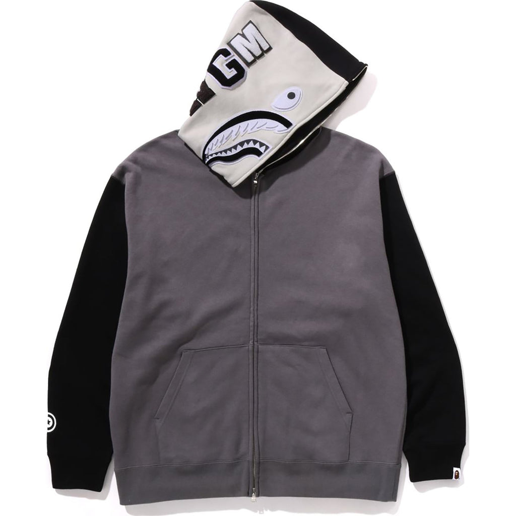 Shark Full Zip Hoodie #1 Mens A bathing ape – Гарантія оригінальності – вид ззаду