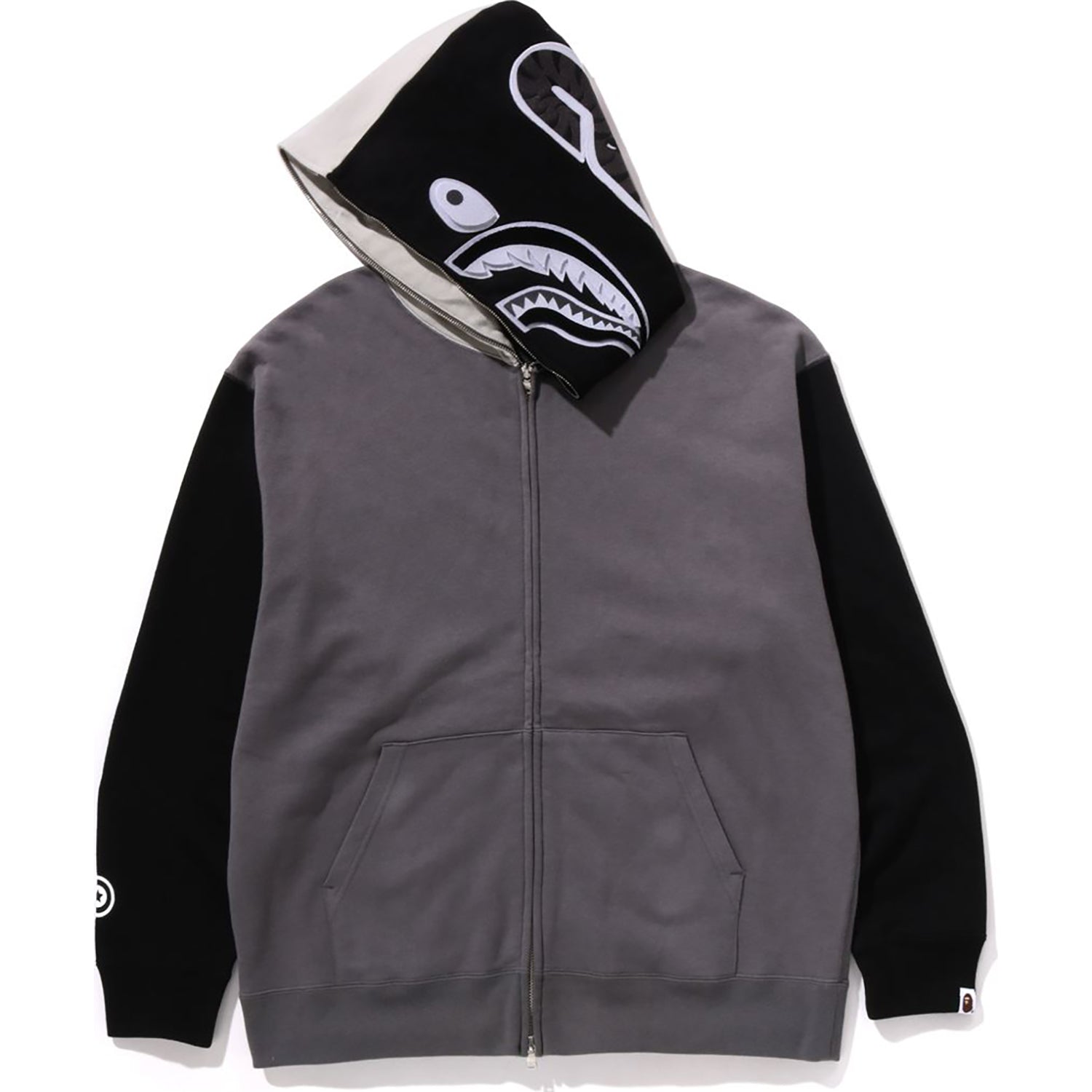 Shark Full Zip Hoodie #1 Mens A bathing ape – Гарантія оригінальності – детальний вид