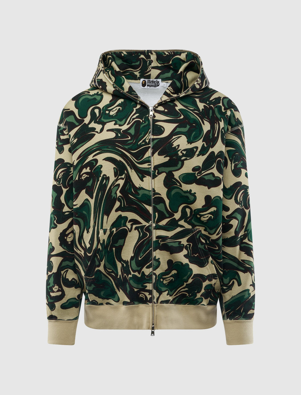Marbling Camo Hoodie A bathing ape оригінал – Купити в Україні – боковий вид