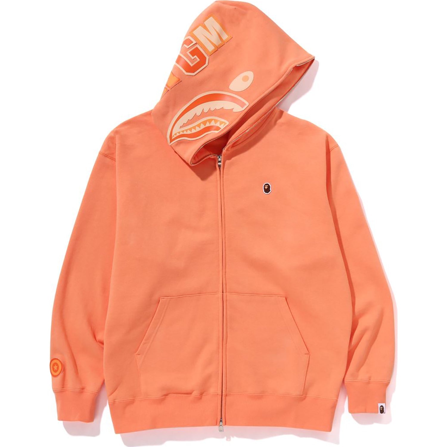 One Point Ape Head Shark Relaxed Fit Full Zip Hoodie Mens A bathing ape оригінал – Купити в Україні – боковий вид