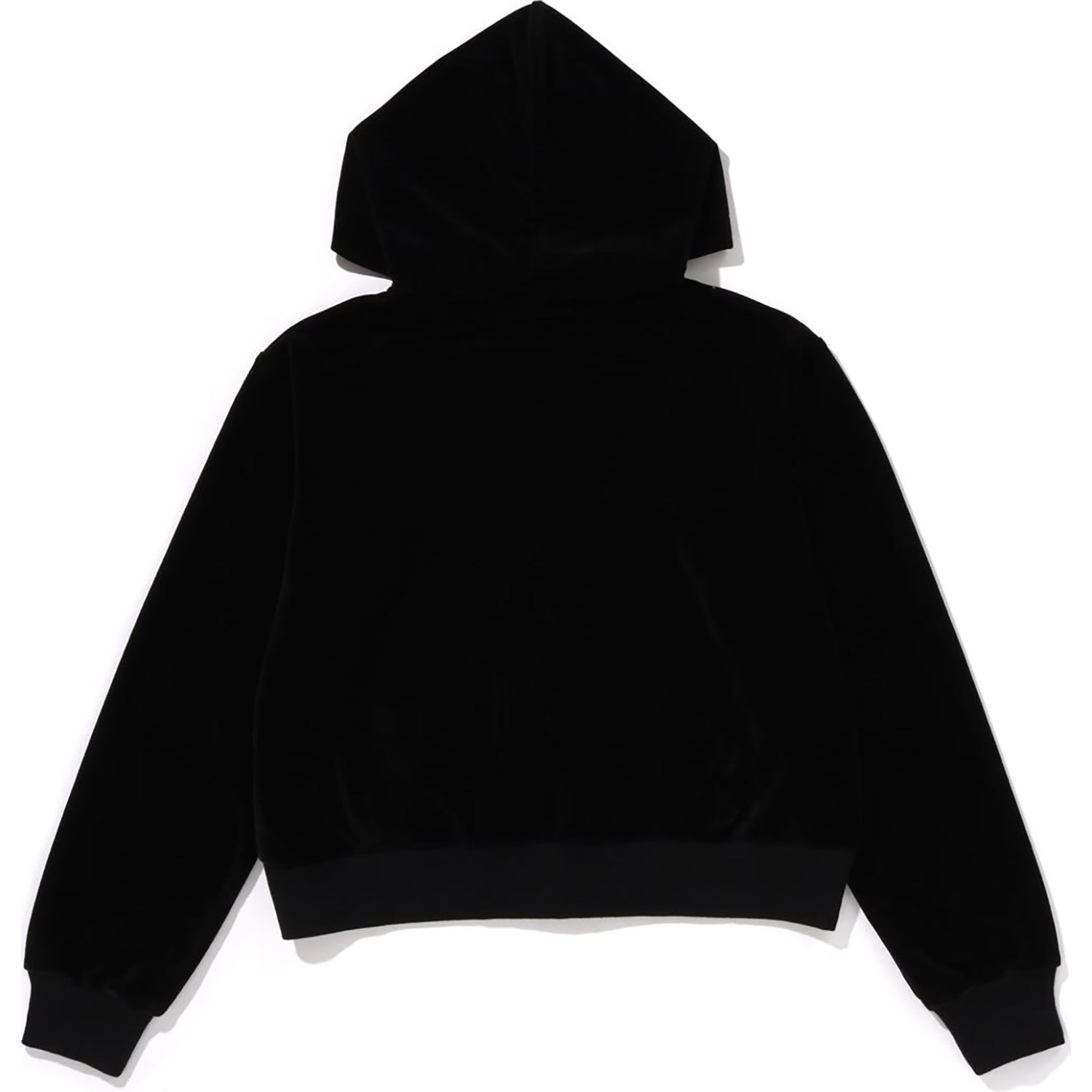 Crystal Stone Ape Head Velour Zip Hoodie Ladies A bathing ape – Гарантія оригінальності – вид ззаду