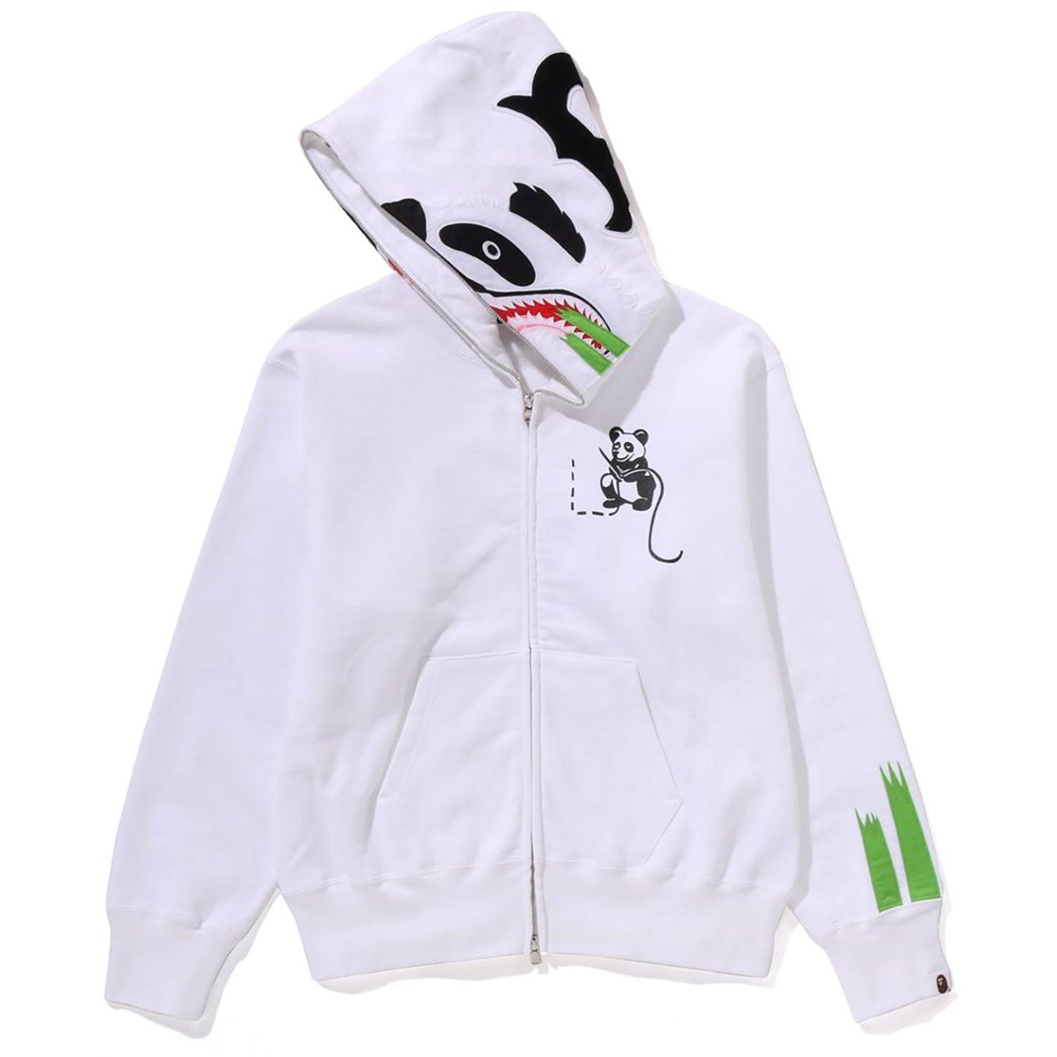 Panda Full Zip Hoodie Ladies A bathing ape – Гарантія оригінальності – детальний вид