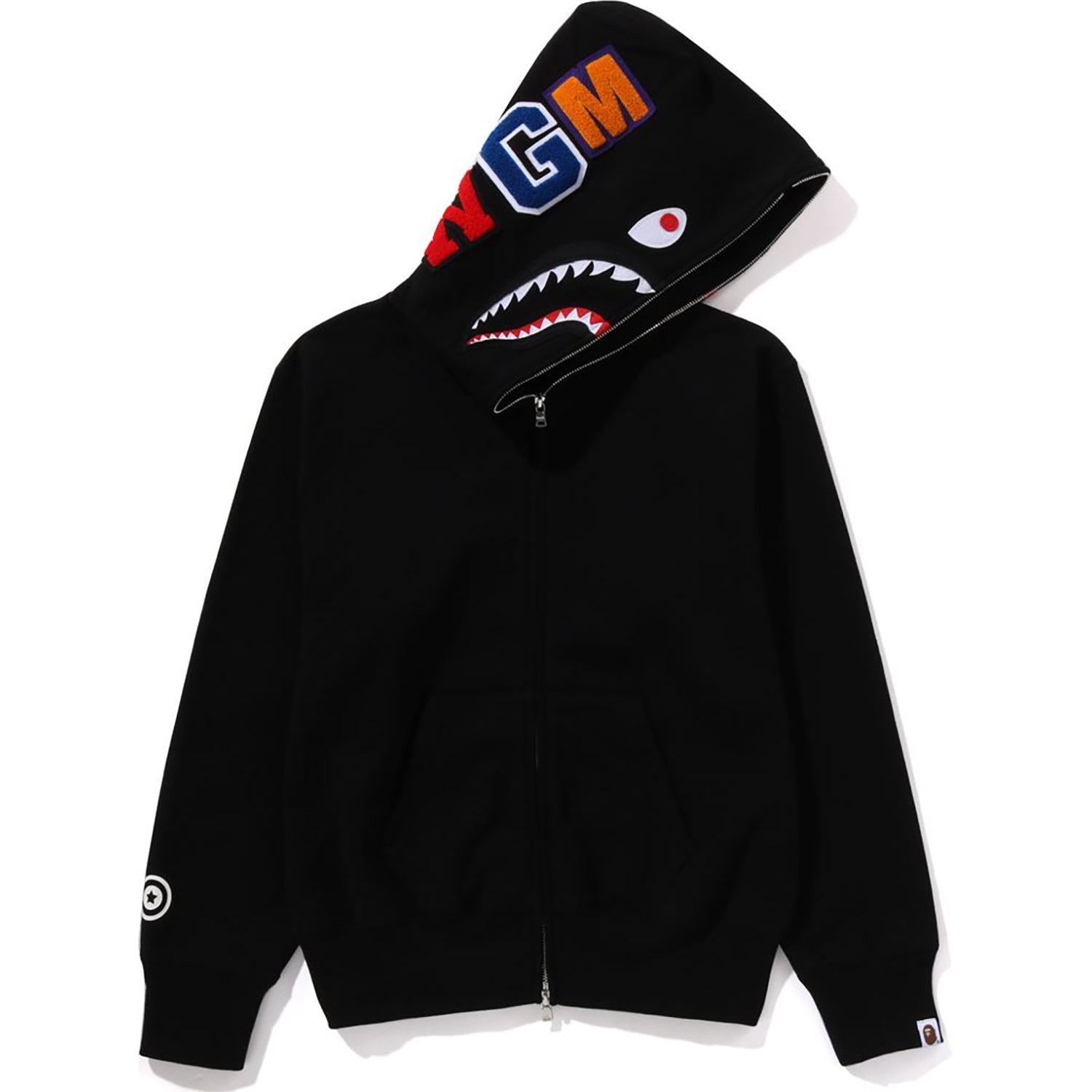 Оригінальна Shark Full Zip Hoodie Ladies A bathing ape – збільшений вид