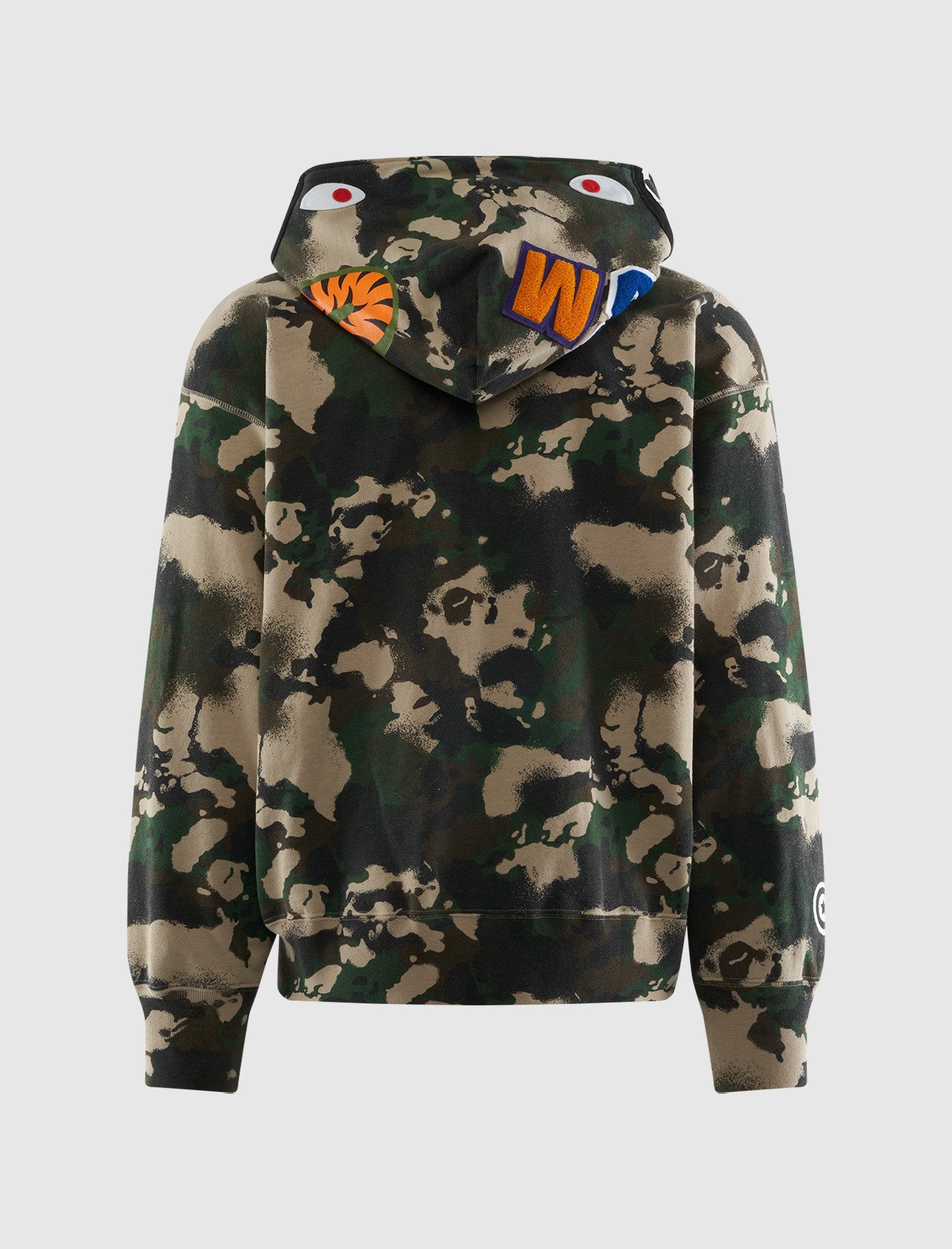 Map Camo Full Zip Hoodie A bathing ape – Гарантія оригінальності – детальний вид