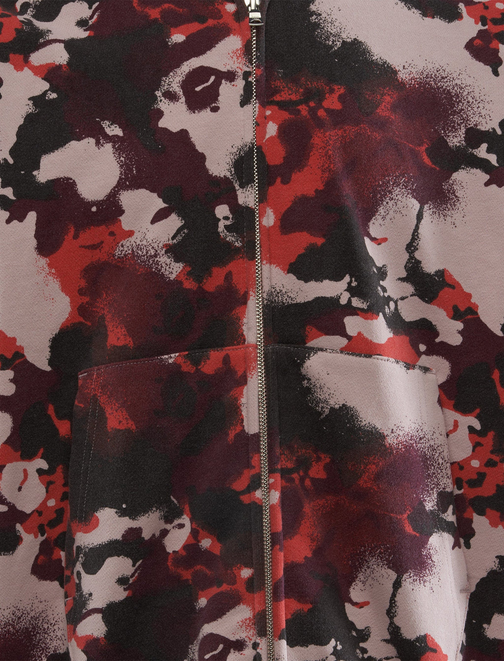 Map Camo Full Zip Hoodie A bathing ape – Гарантія оригінальності – вид ззаду