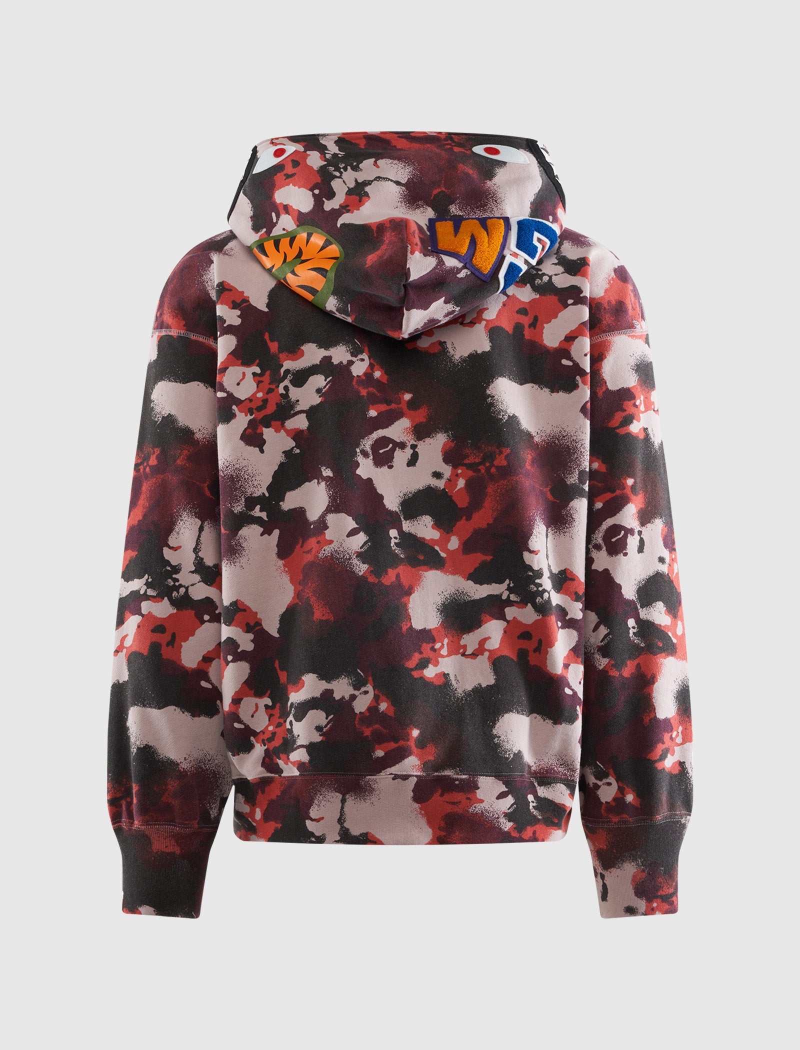 Map Camo Full Zip Hoodie A bathing ape – Гарантія оригінальності – детальний вид