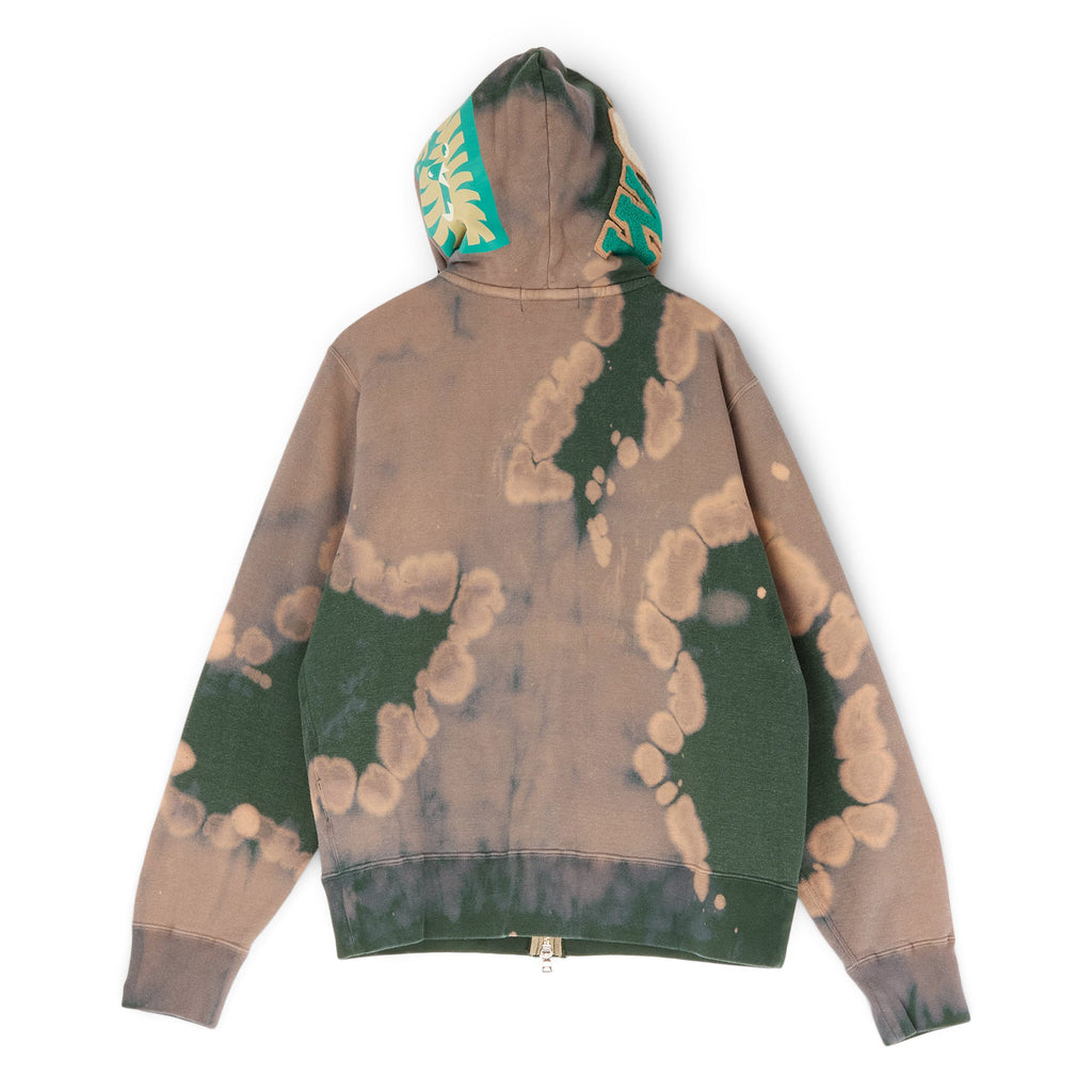 Оригінальна Hand Dye Shark Full Zip Hoodie A bathing ape – вид ззаду
