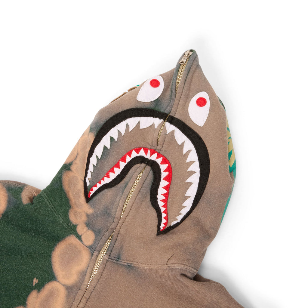 Оригінальна Hand Dye Shark Full Zip Hoodie A bathing ape – детальний вид