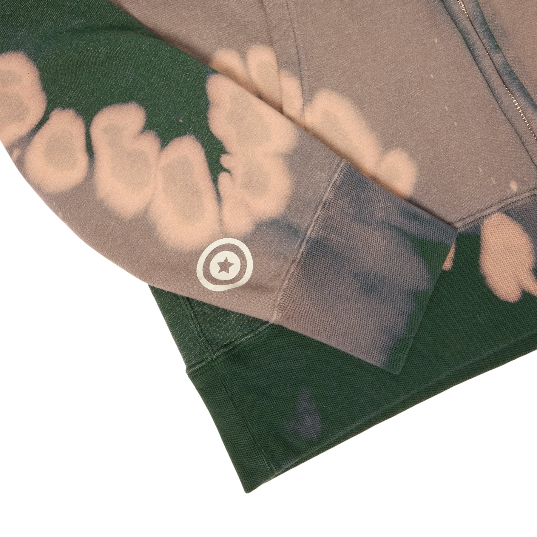 Оригінальна Hand Dye Shark Full Zip Hoodie A bathing ape – збільшений вид