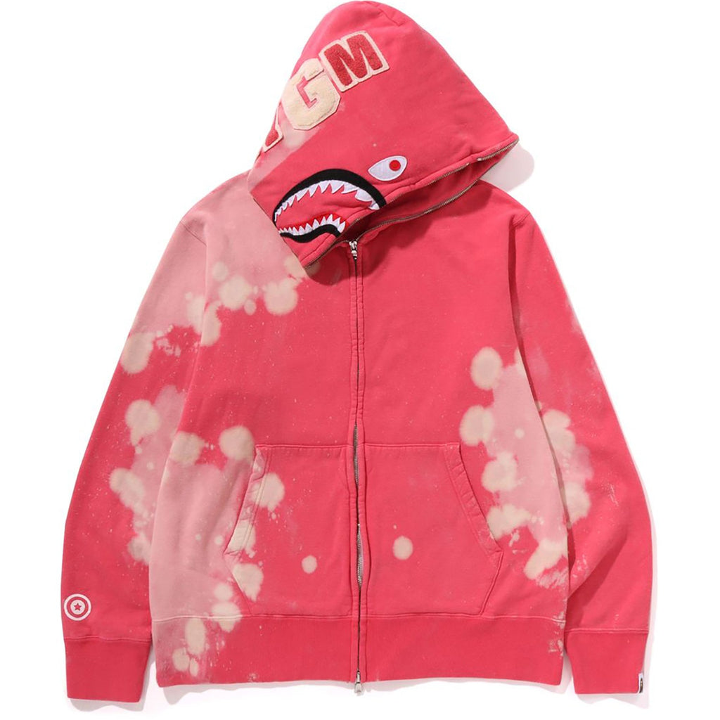 Оригінальна Hand Dye Shark Full Zip Hoodie Mens A bathing ape – боковий вид