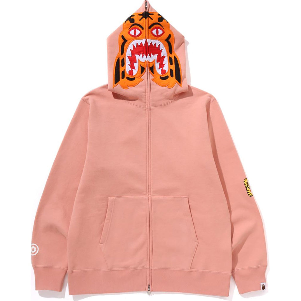 Tiger Full Zip Hoodie Mens A bathing ape – Гарантія оригінальності – боковий вид