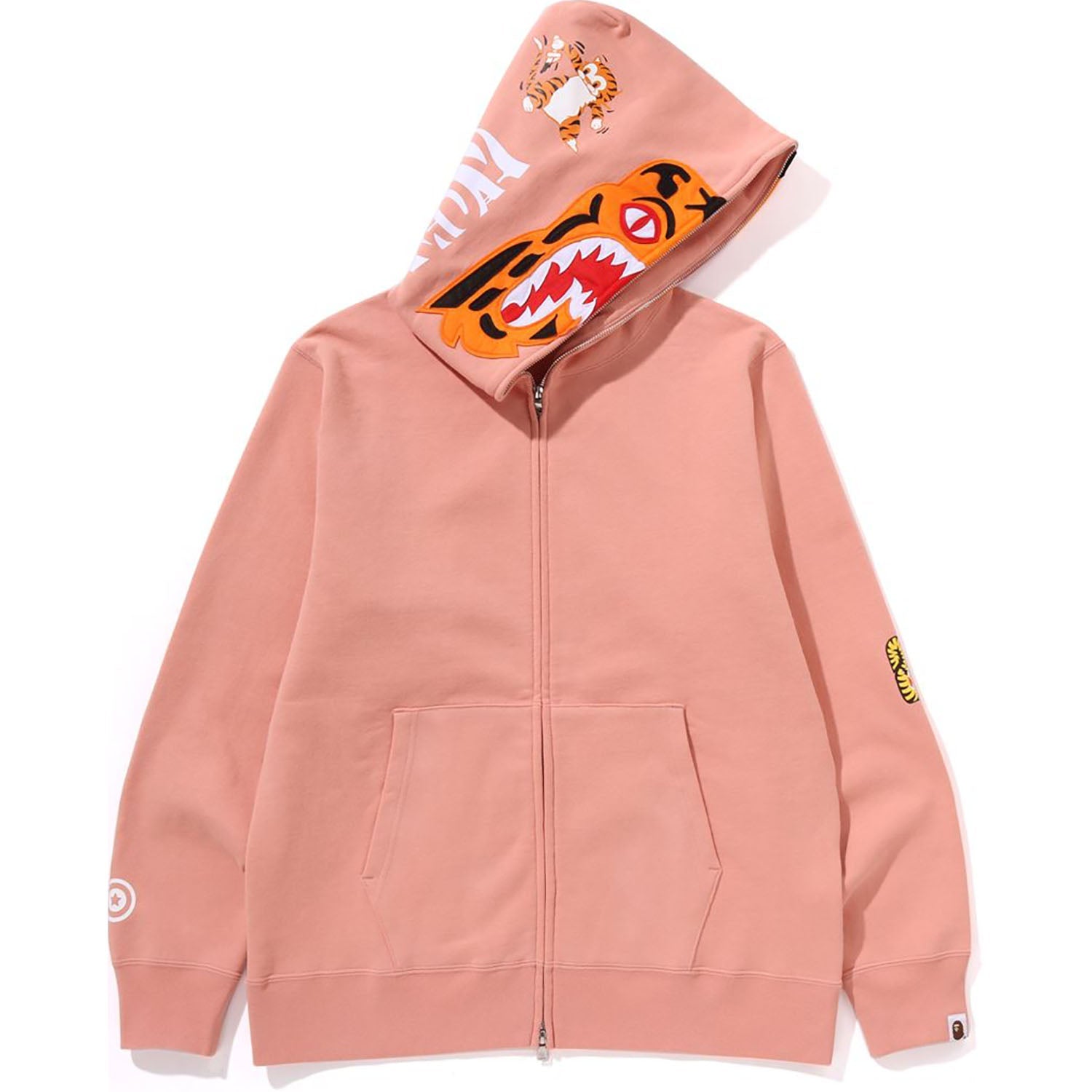 Tiger Full Zip Hoodie Mens A bathing ape – Гарантія оригінальності – вид ззаду
