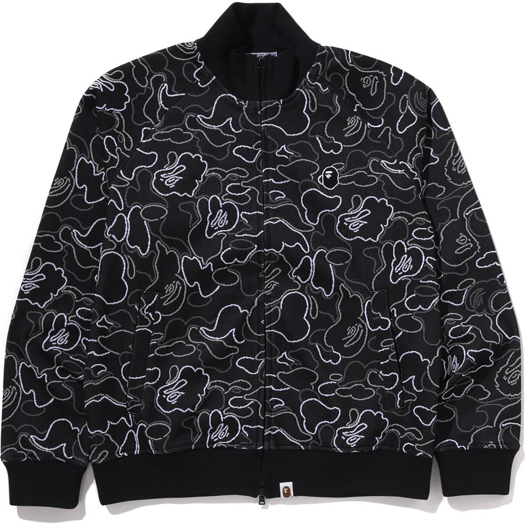 Оригінальна Neon Camo Jacquard Track Jacket Mens A bathing ape – боковий вид