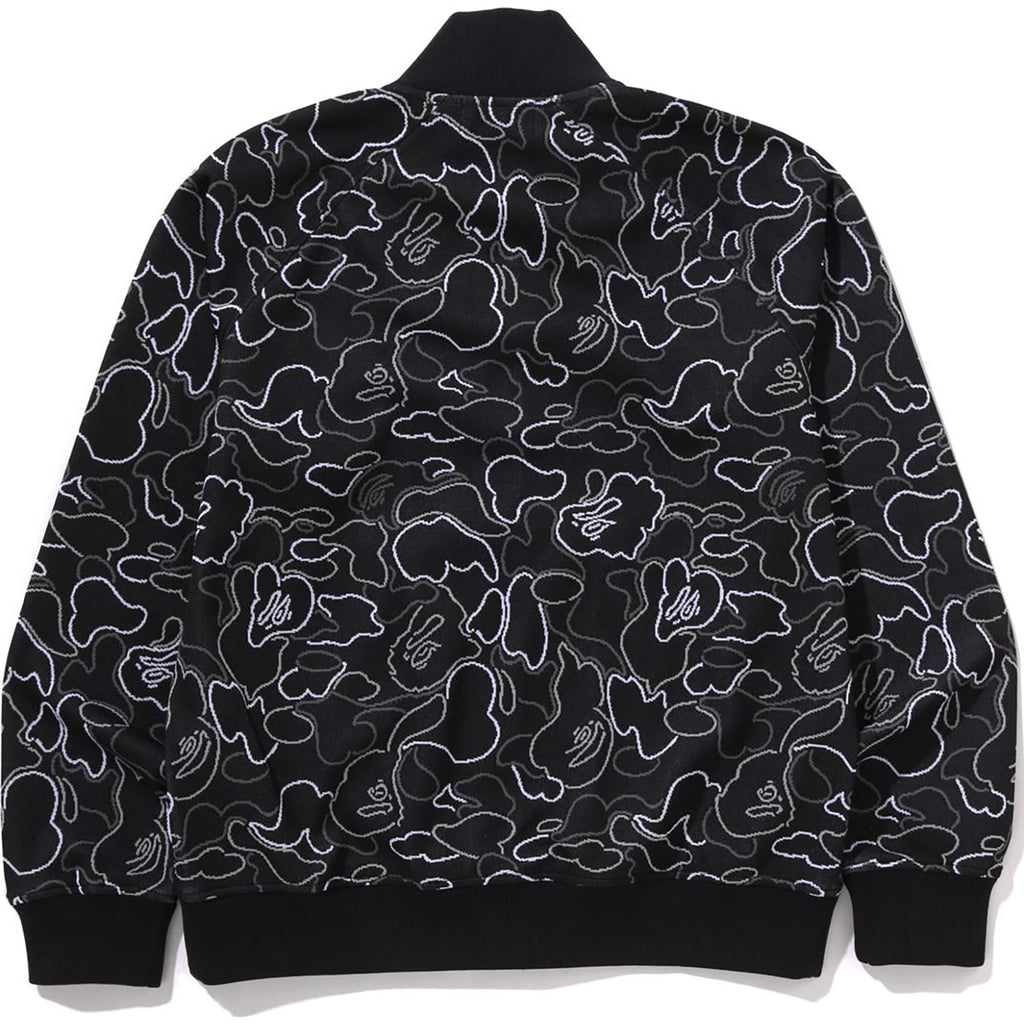 Оригінальна Neon Camo Jacquard Track Jacket Mens A bathing ape – вид ззаду
