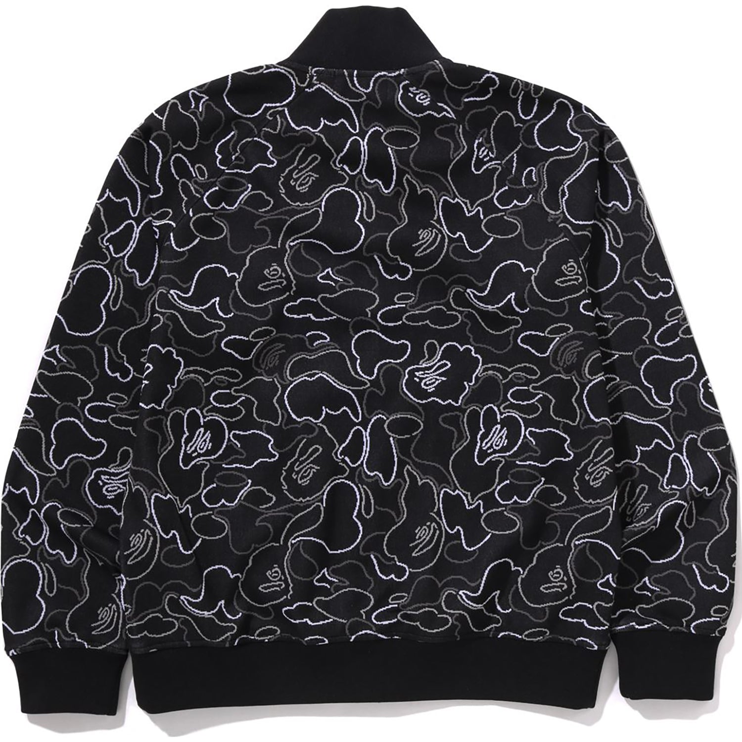 Оригінальна Neon Camo Jacquard Track Jacket Mens A bathing ape – вид ззаду
