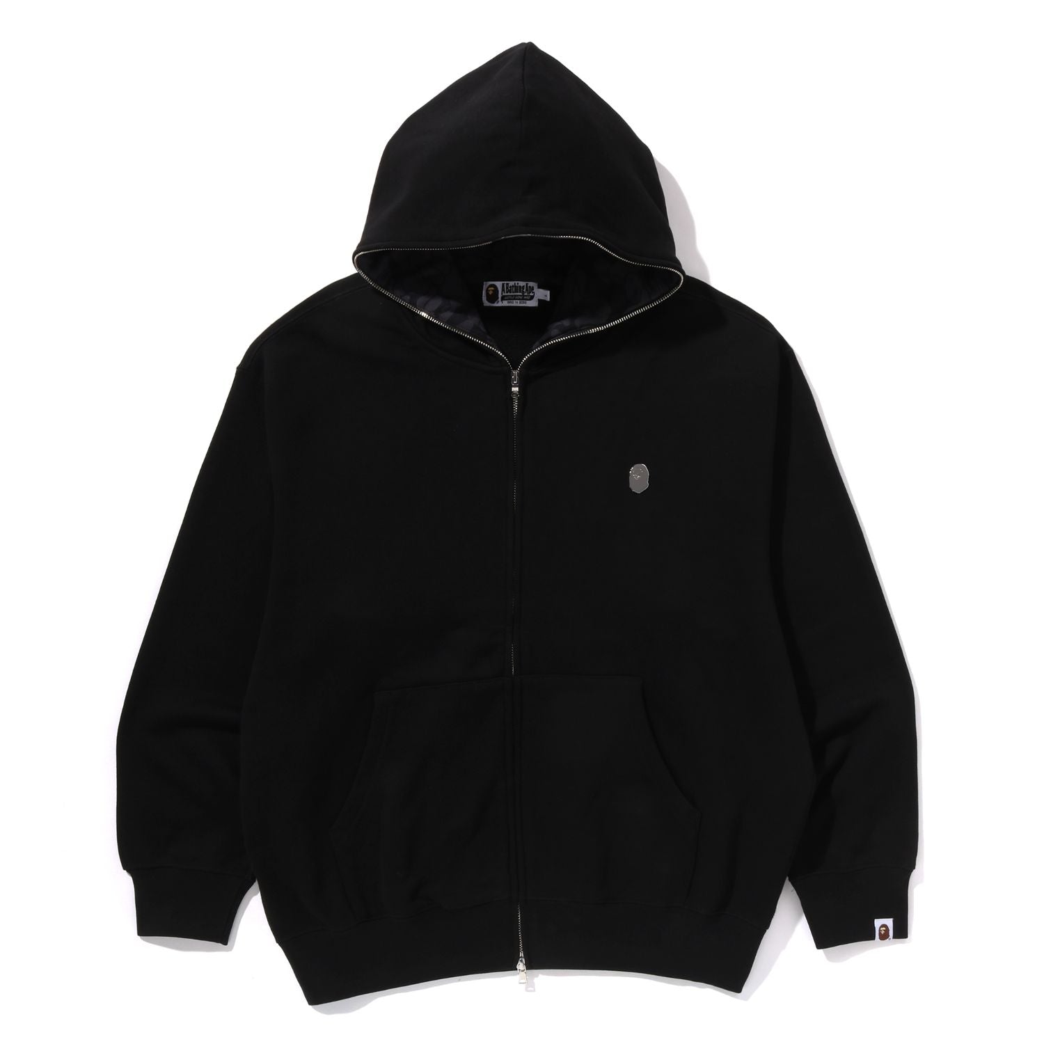 One Point Relaxed Fit Zip Hoodie Mens A bathing ape оригінал – Купити в Україні – боковий вид