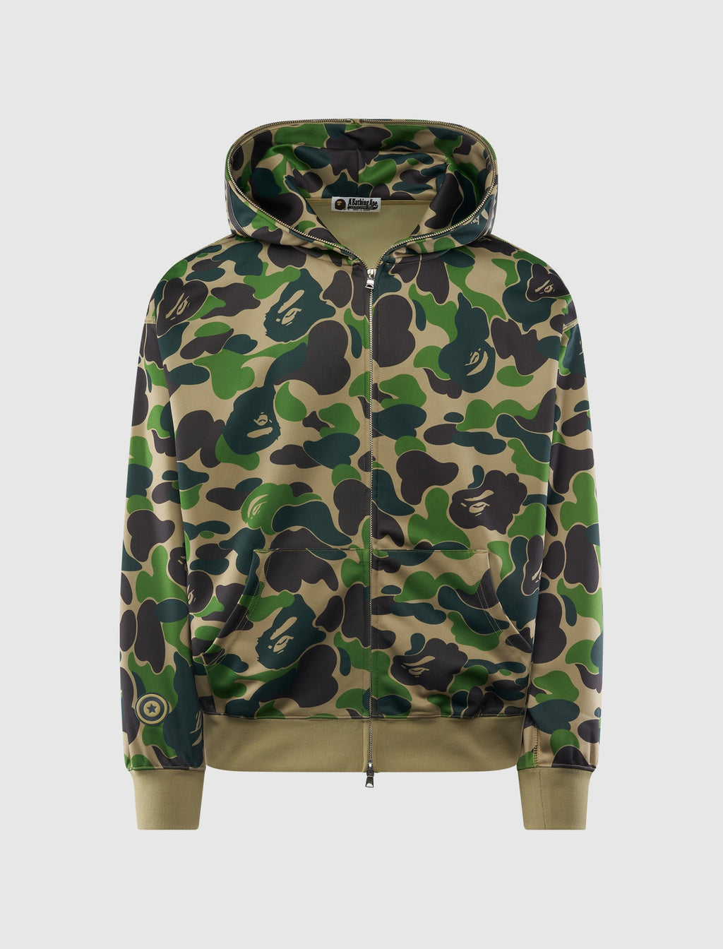 Camo Rayon Hoodie A bathing ape оригінал – Купити в Україні – боковий вид