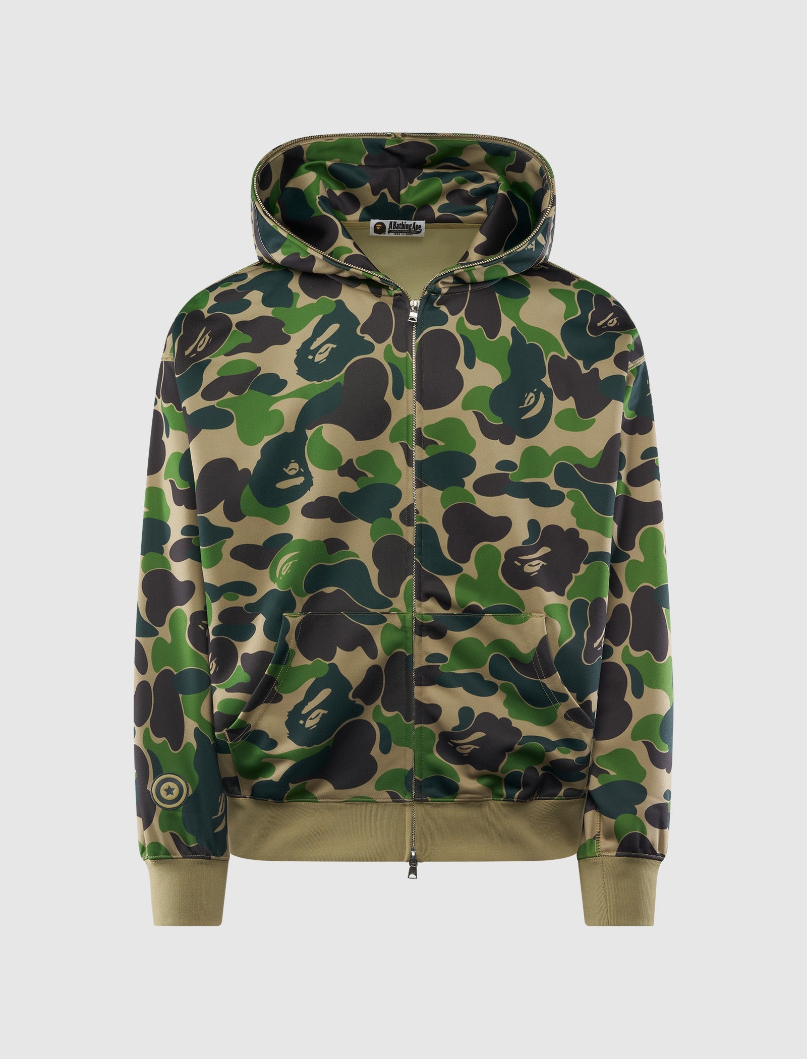 Camo Rayon Hoodie A bathing ape оригінал – Купити в Україні – боковий вид
