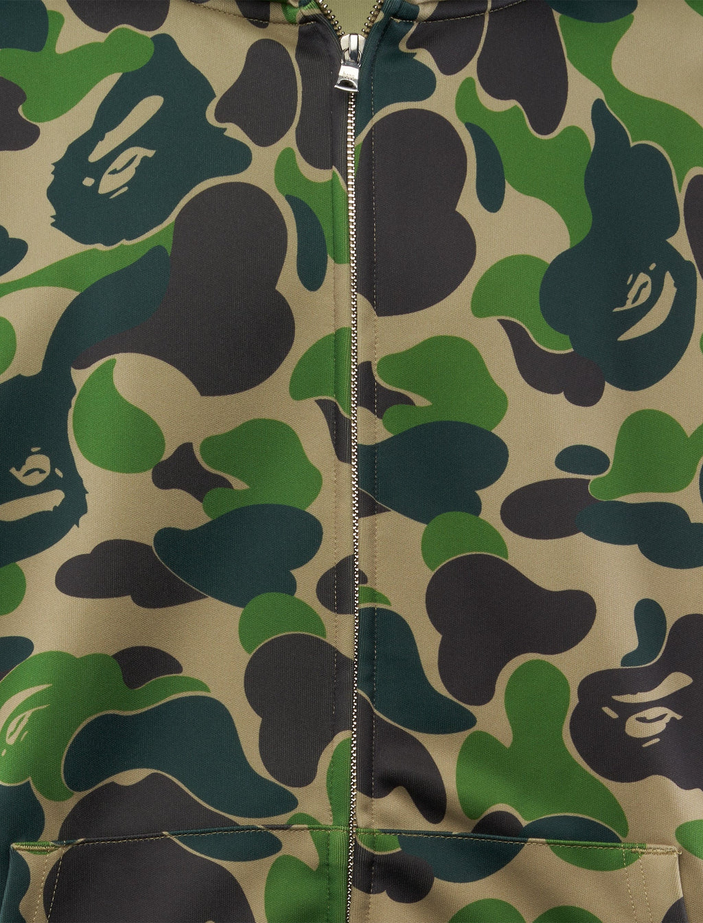 Camo Rayon Hoodie A bathing ape оригінал – Купити в Україні – вид ззаду