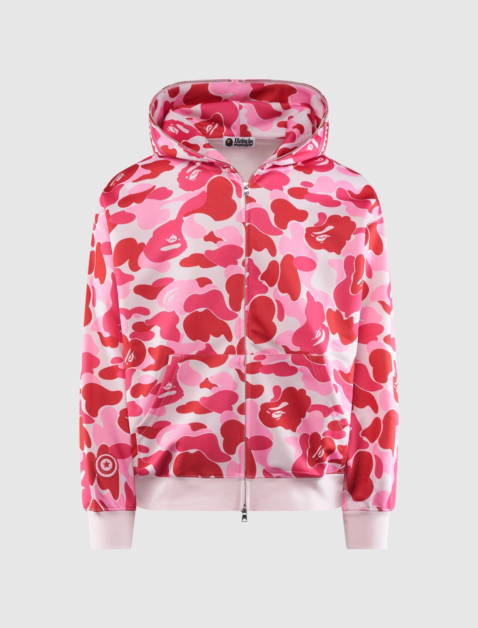 Camo Rayon Hoodie A bathing ape оригінал – Купити в Україні – боковий вид