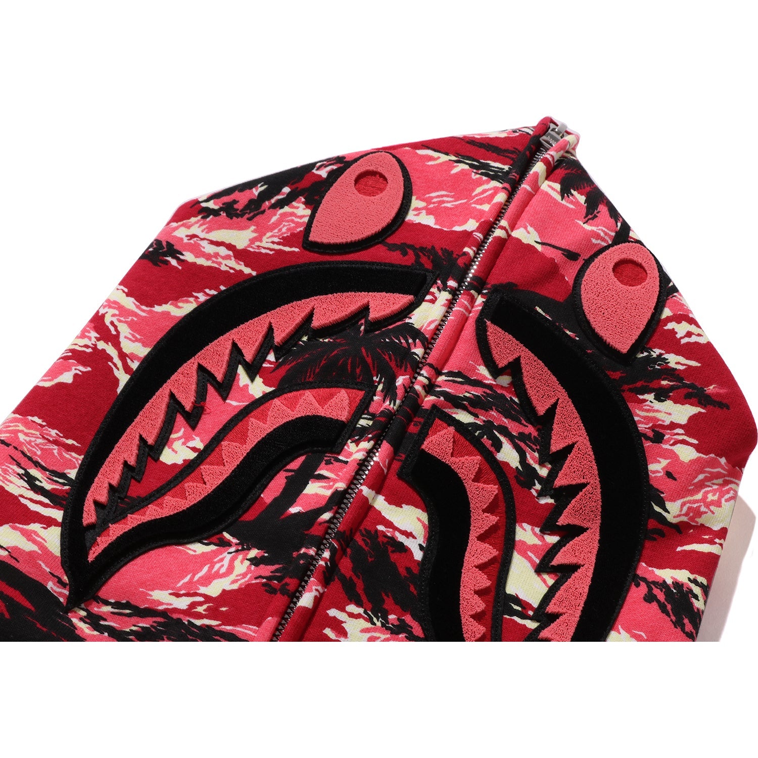 Palm Tree Camo Relaxed Fit Shark Full Zip Hoodie Mens A bathing ape – Гарантія оригінальності – збільшений вид
