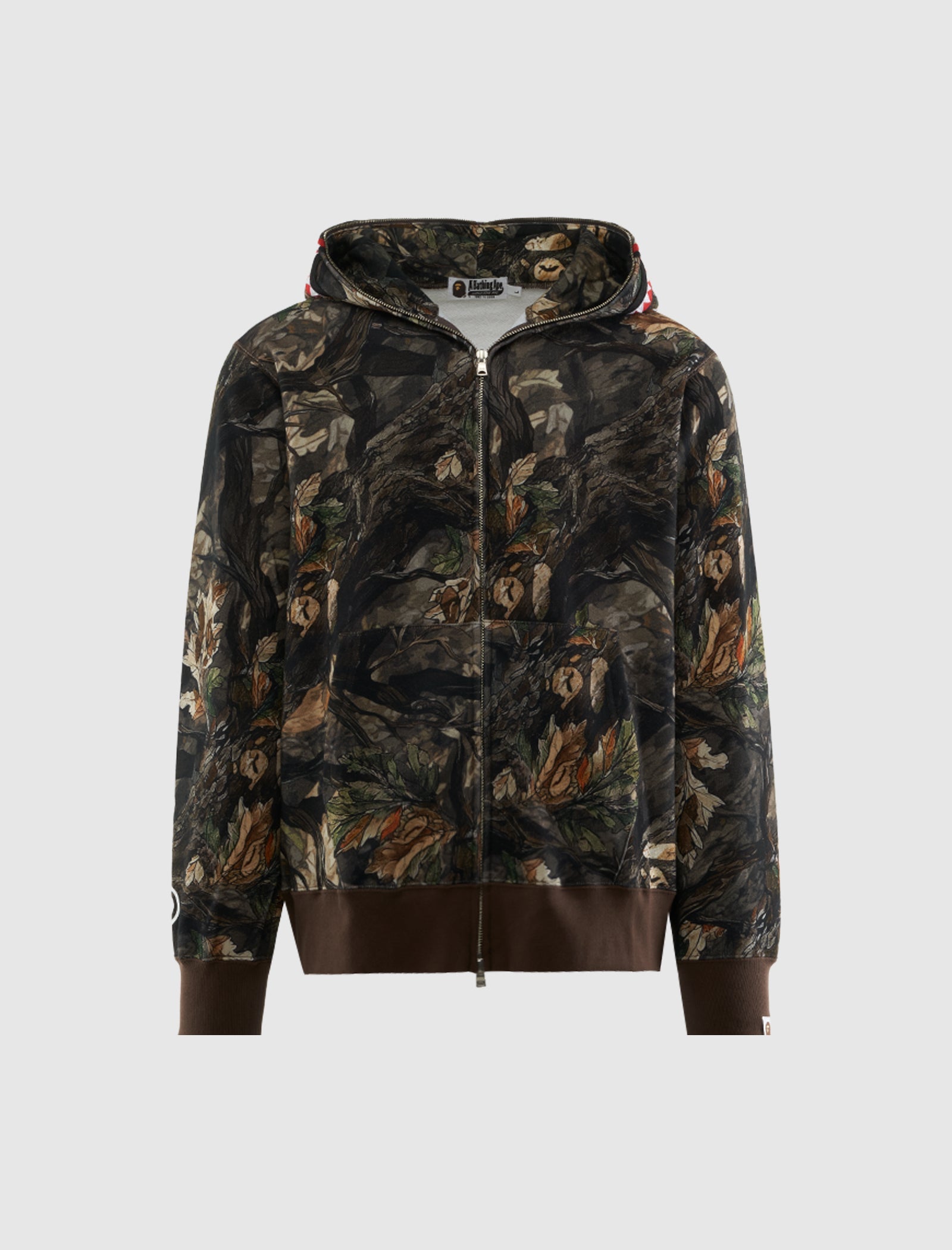 Tree Edge Camo Fleec A bathing ape – Гарантія оригінальності – боковий вид