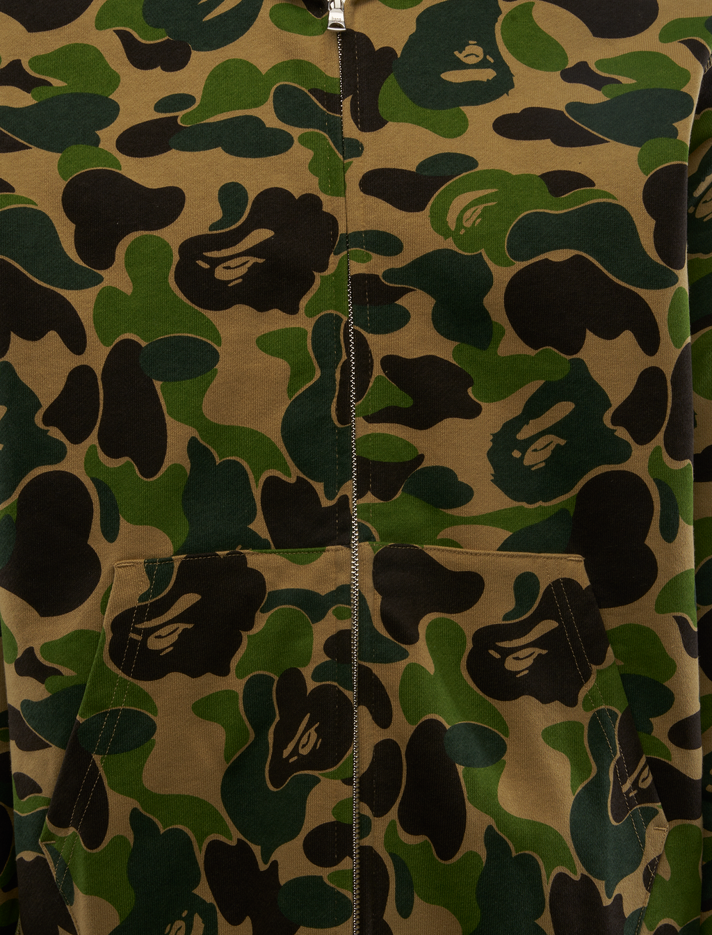 Abc Camo 2nd Ape Full Zip Hoodie A bathing ape оригінал – Купити в Україні – вид ззаду