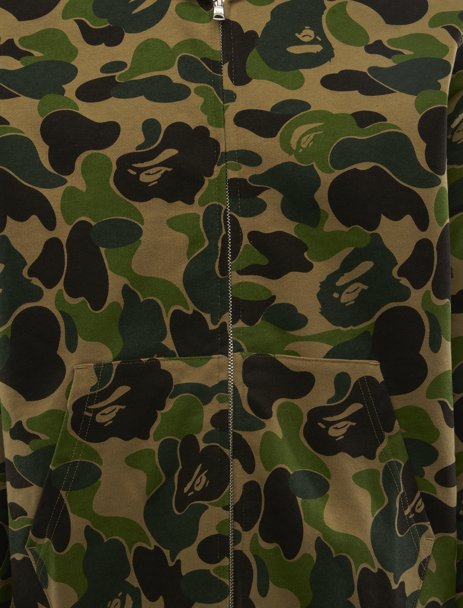 Abc Camo 2nd Ape Full Zip Hoodie A bathing ape оригінал – Купити в Україні – вид ззаду