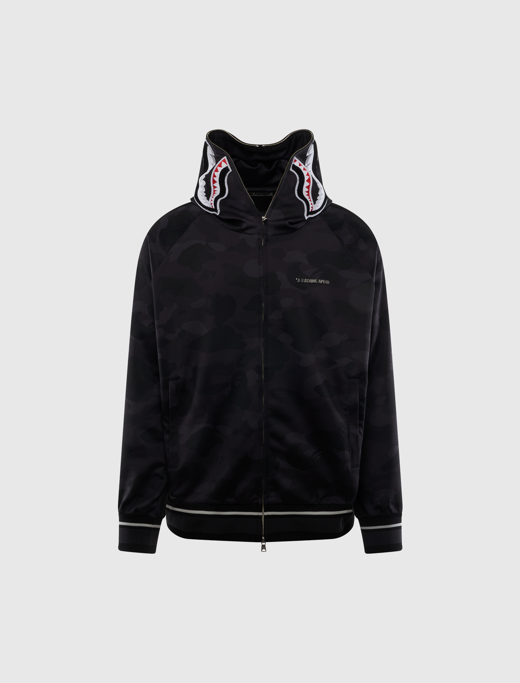 Color Camo Shark Relaxed Fit Hoodie Track Jacket A bathing ape оригінал – Купити в Україні – боковий вид