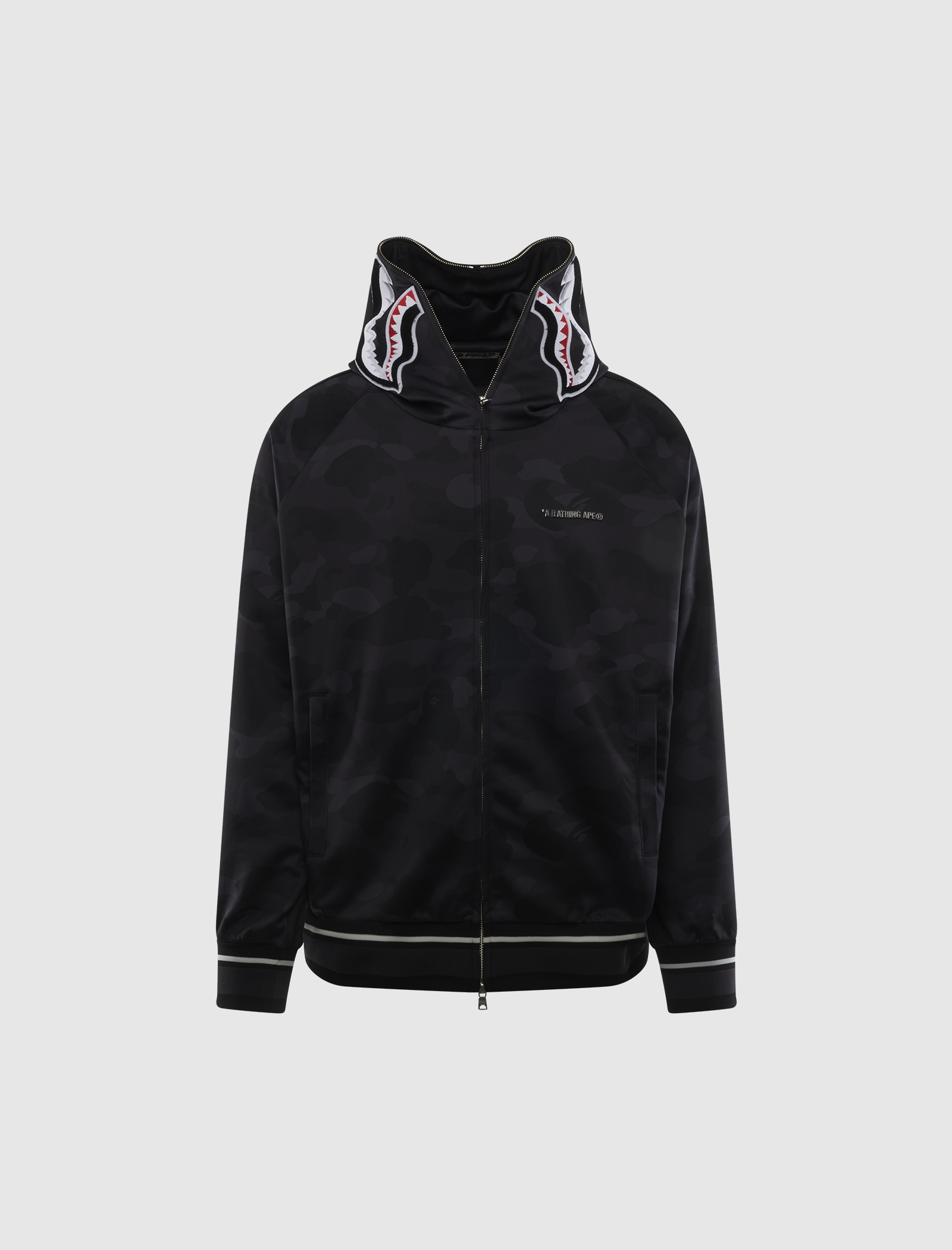 Color Camo Shark Relaxed Fit Hoodie Track Jacket A bathing ape оригінал – Купити в Україні – боковий вид