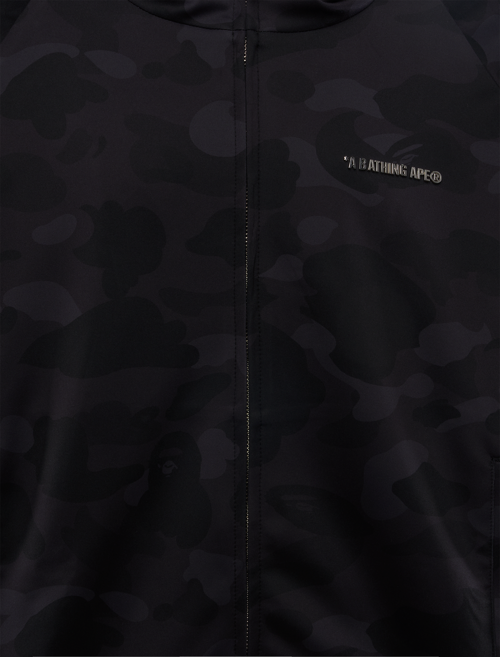 Color Camo Shark Relaxed Fit Hoodie Track Jacket A bathing ape оригінал – Купити в Україні – вид ззаду