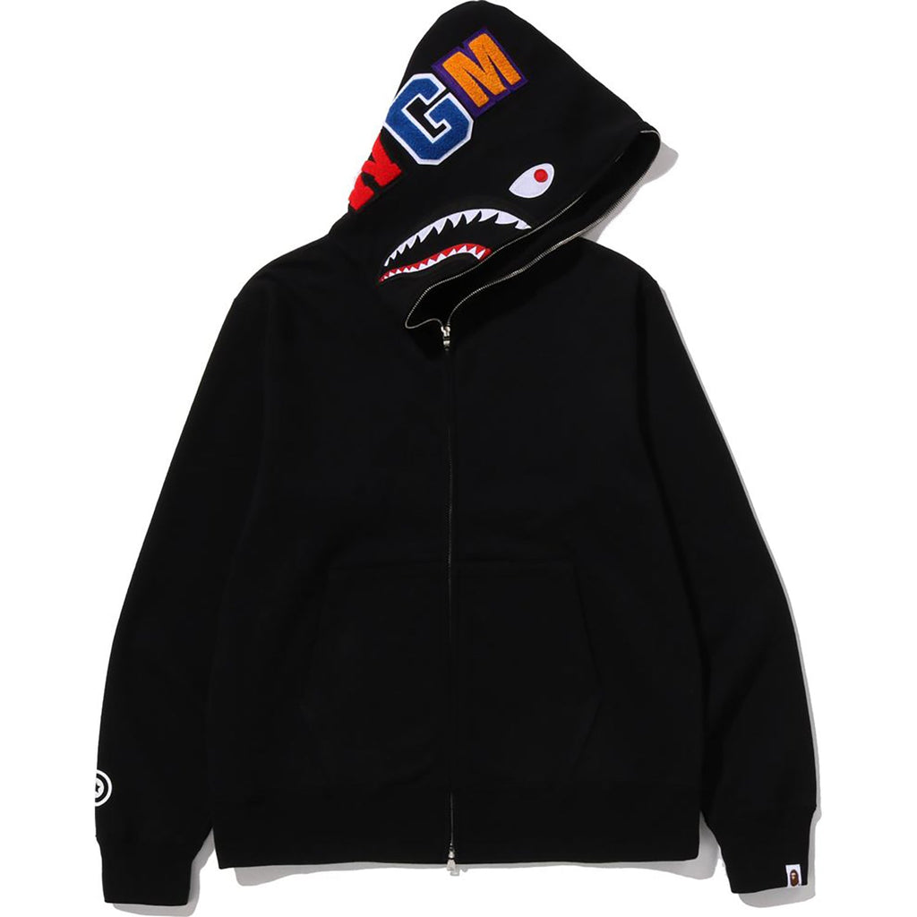 Оригінальна Shark Full Zip Hoodie Mens A bathing ape – боковий вид