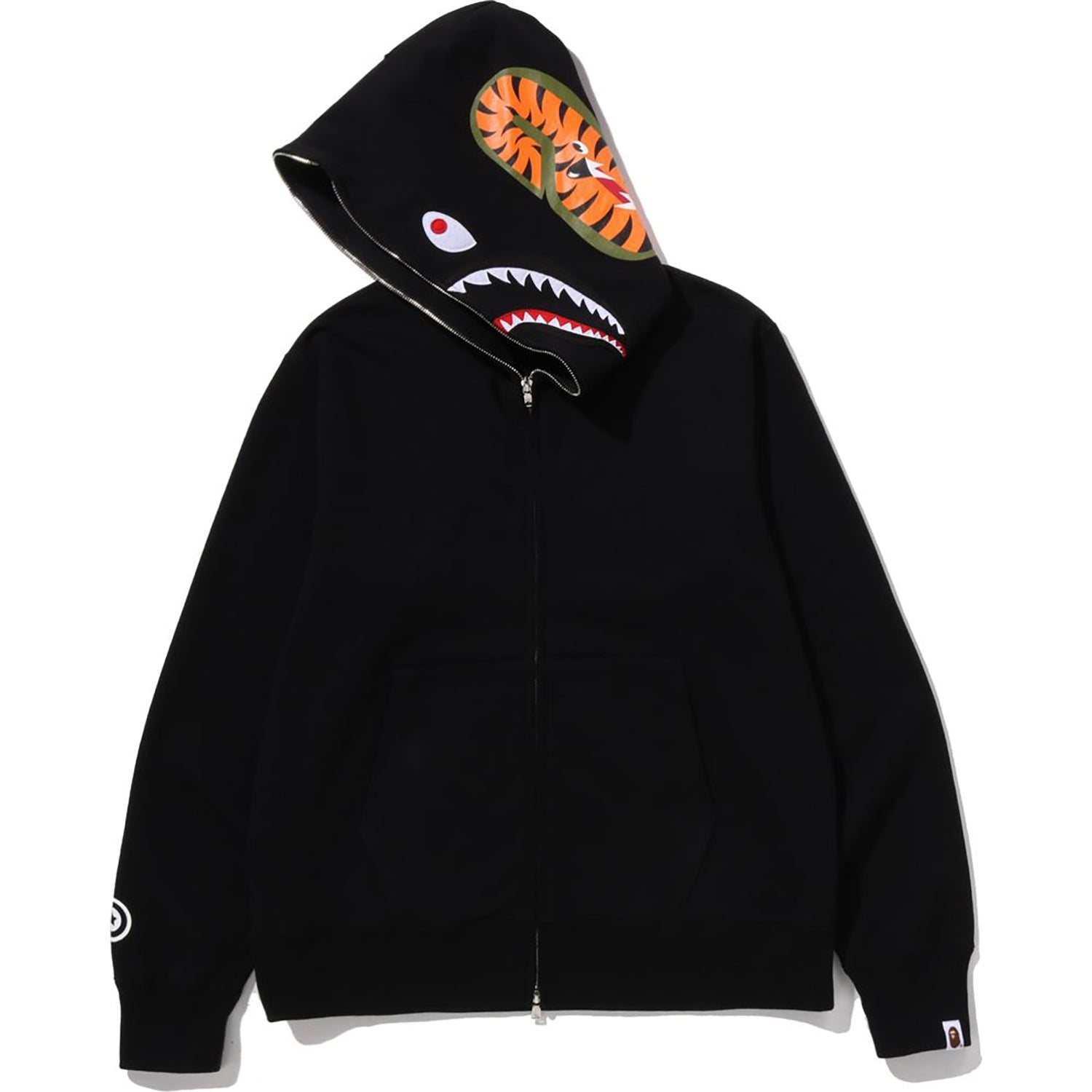 Оригінальна Shark Full Zip Hoodie Mens A bathing ape – вид ззаду
