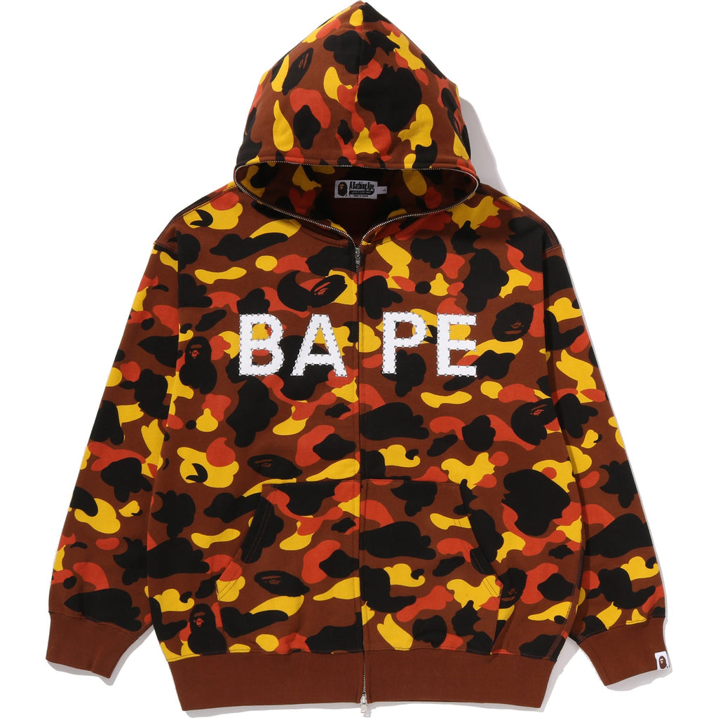 1st Camo Bape Logo Rhinestone Relaxed Fit Full Zip Hoodie Mens A bathing ape оригінал – Купити в Україні – боковий вид