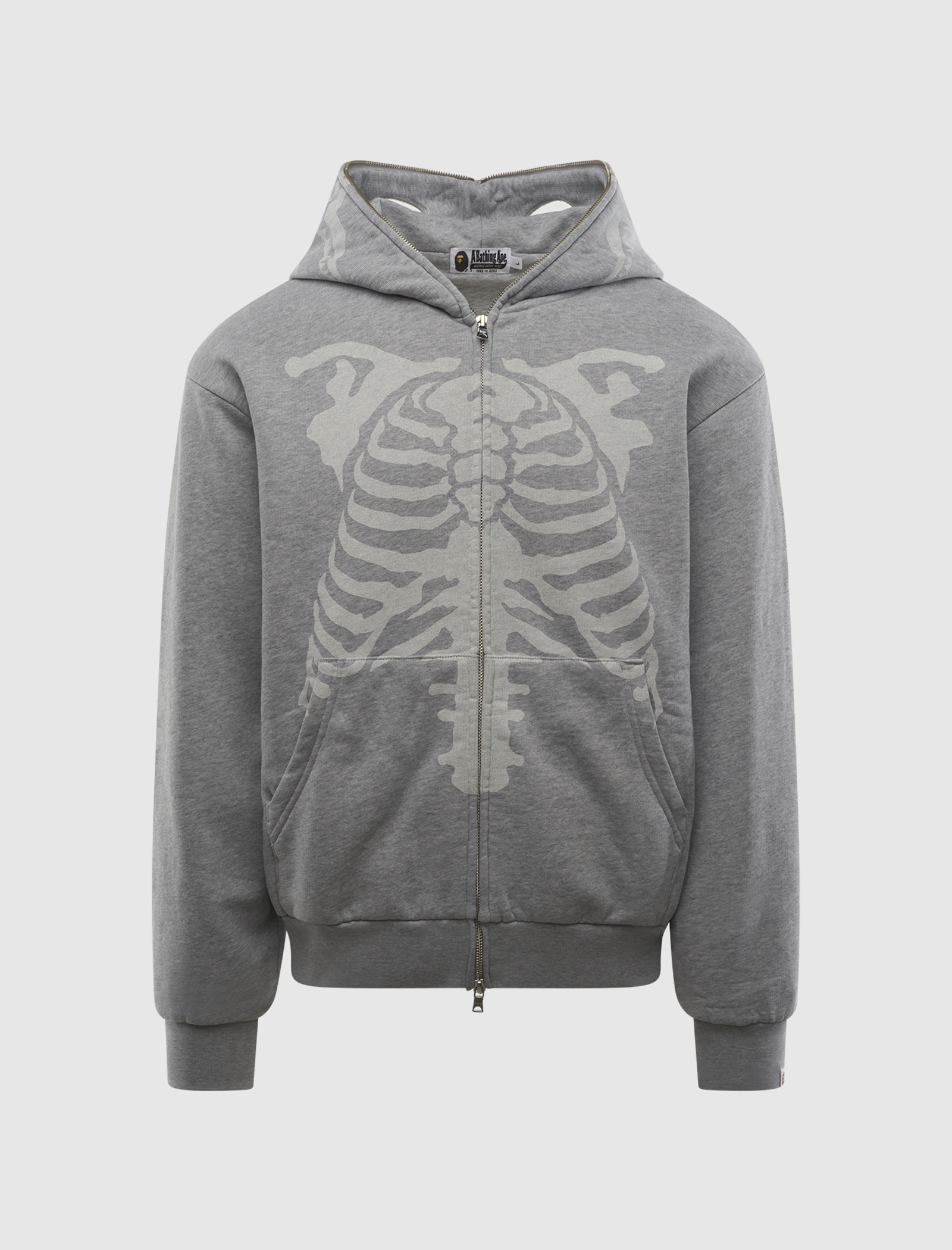 Оригінальна Skeleton Shark Full Zip Hoodie A bathing ape – боковий вид