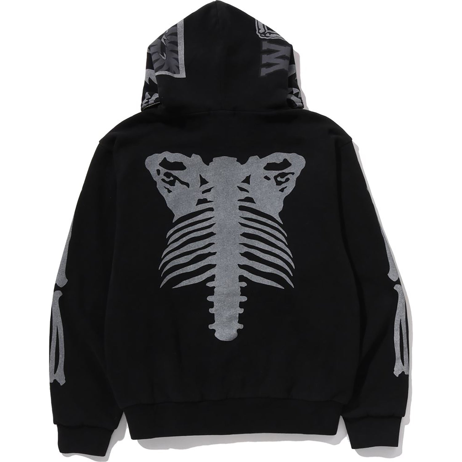 Skeleton Shark Heavy Washed Cropped Fit Full Zip Hoodie Mens A bathing ape оригінал – Купити в Україні – детальний вид