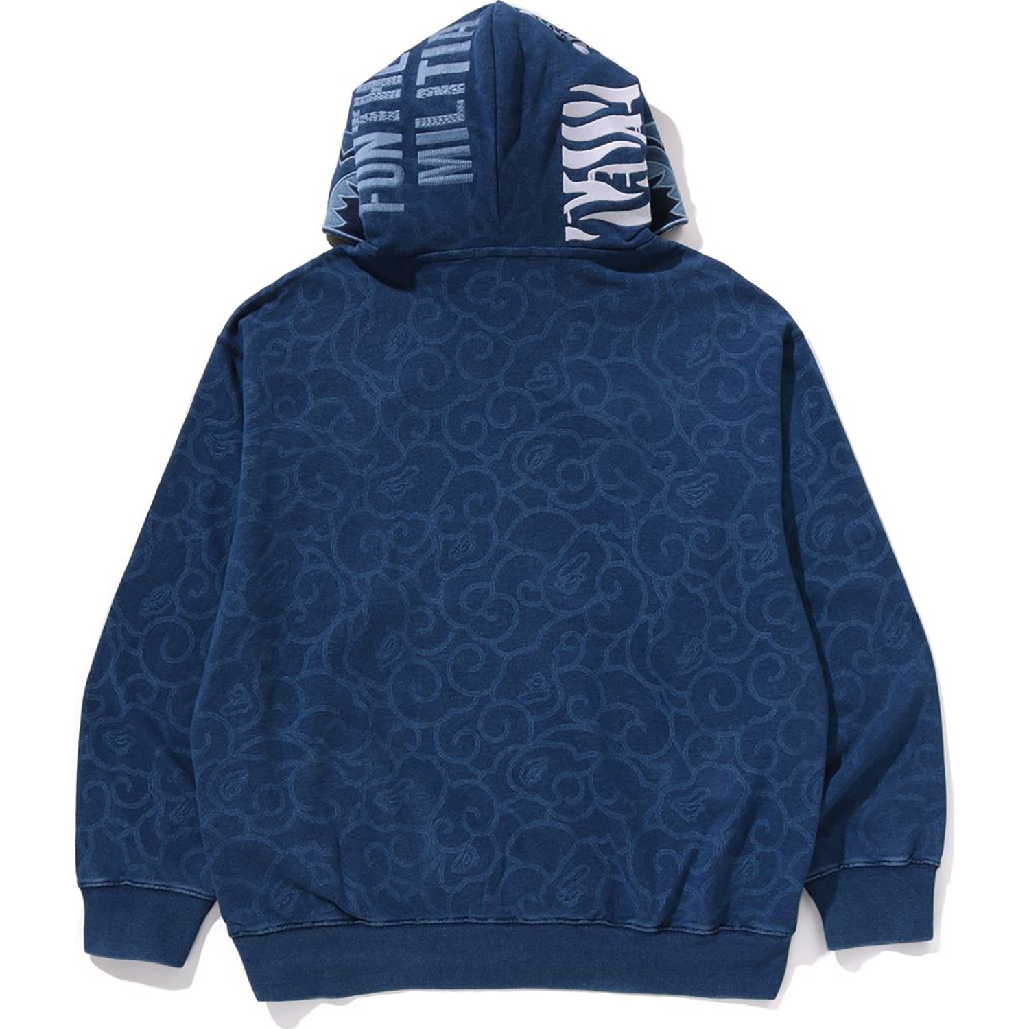 Оригінальна Cloud Camo Tiger Upcycled Relaxed Fit Full Zip Hoodie Mens A bathing ape – збільшений вид