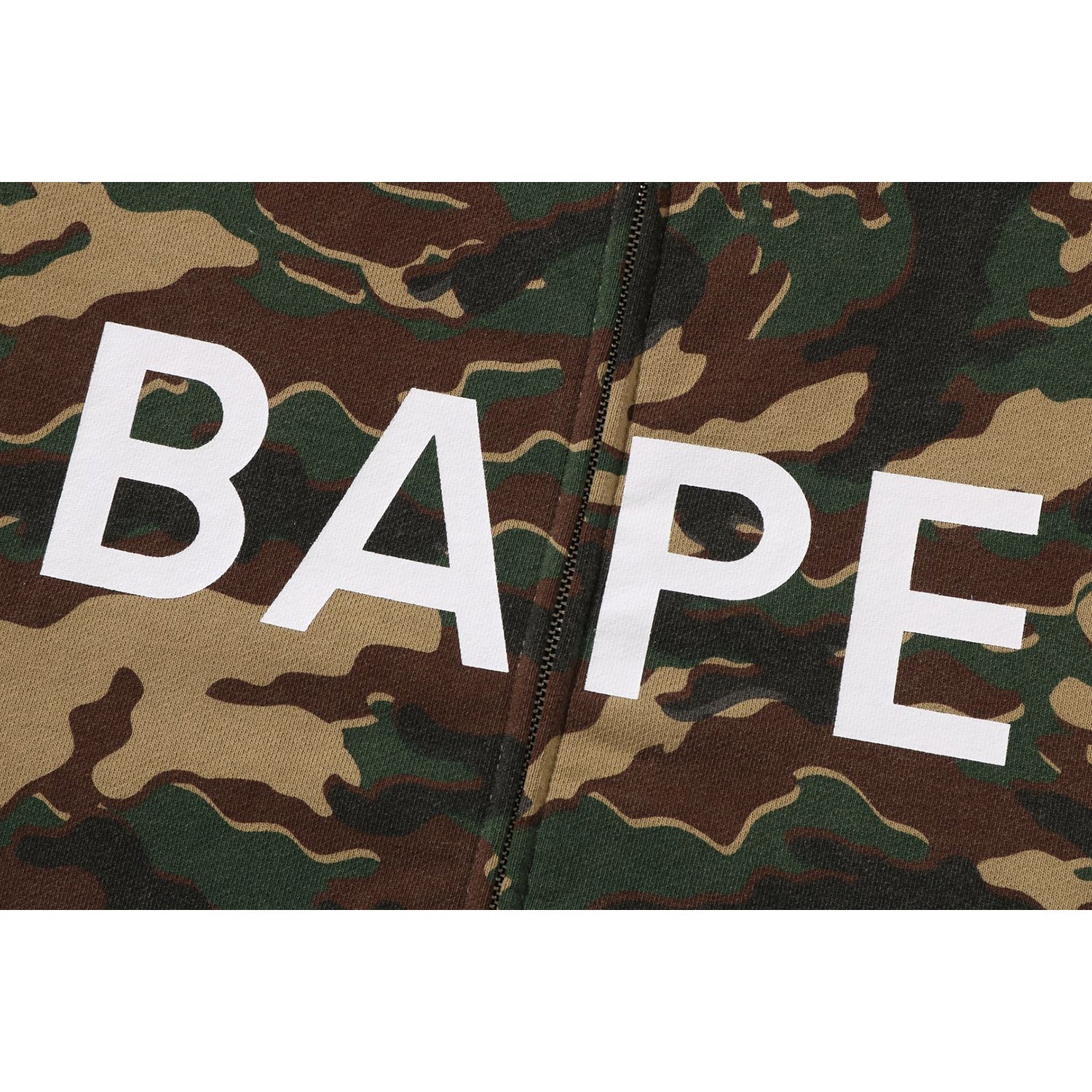 Оригінальна Glitch Woodland Camo Full Zip Hoodie Mens A bathing ape – детальний вид
