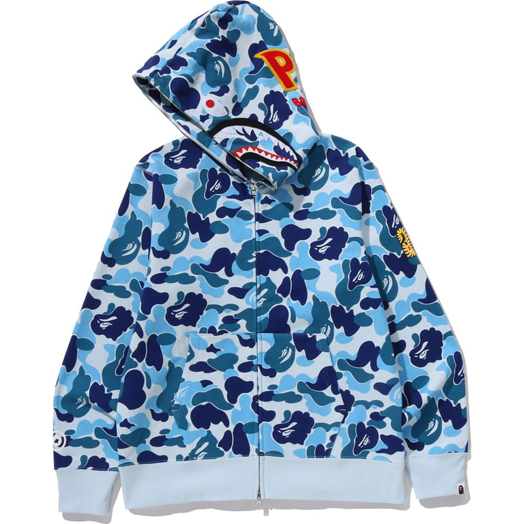 Abc Camo 2nd Shark Full Zip Hoodie Mens A bathing ape – Гарантія оригінальності – вид ззаду