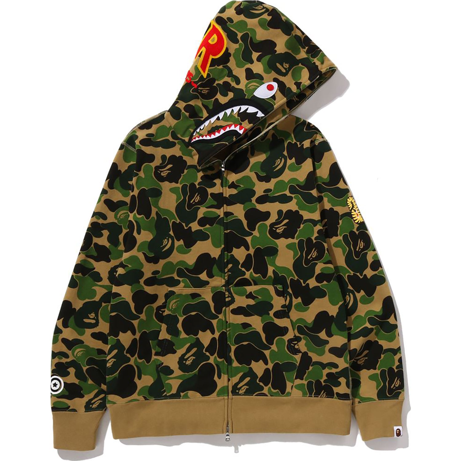 Abc Camo 2nd Shark Full Zip Hoodie Mens A bathing ape – Гарантія оригінальності – збільшений вид