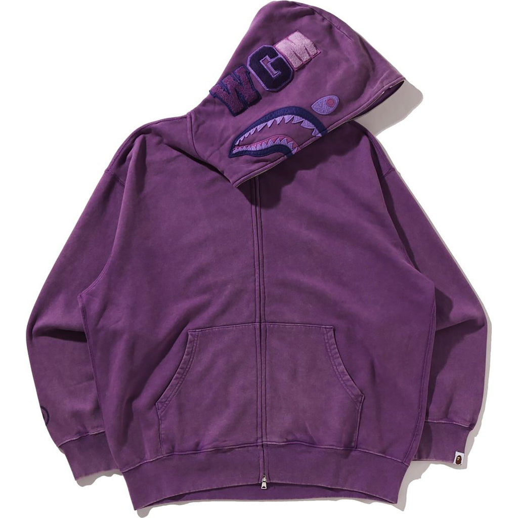 Garment Dye Shark Relaxed Fit Full Zip Hoodie Mens A bathing ape оригінал – Купити в Україні – детальний вид