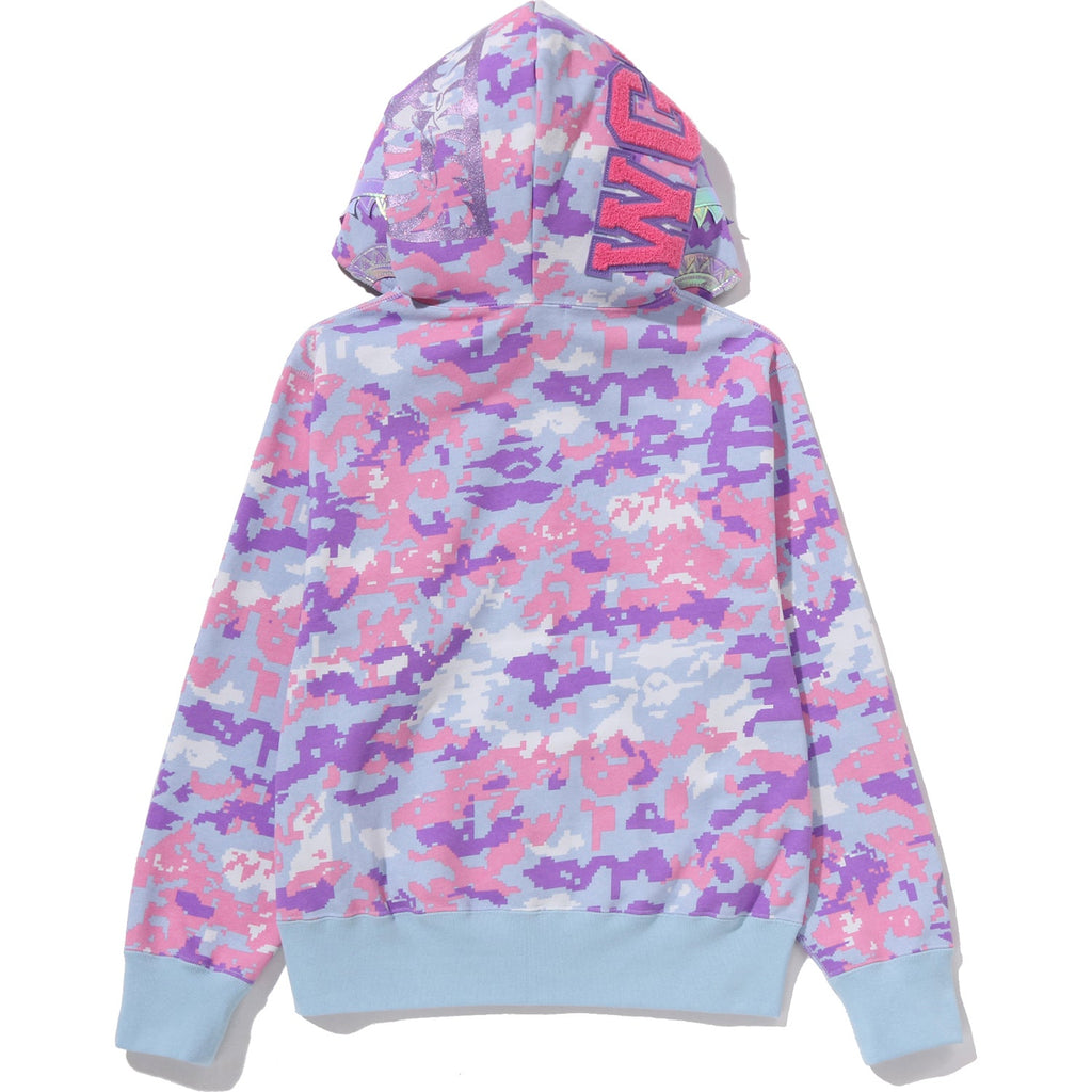 Multi Pixel Camo Shark Full Zip Hoodie Ladies A bathing ape оригінал – Купити в Україні – детальний вид